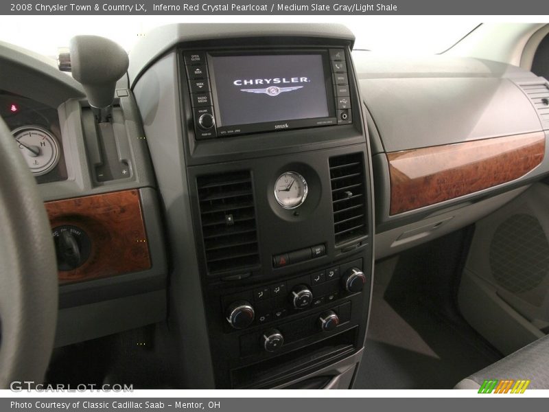 Inferno Red Crystal Pearlcoat / Medium Slate Gray/Light Shale 2008 Chrysler Town & Country LX