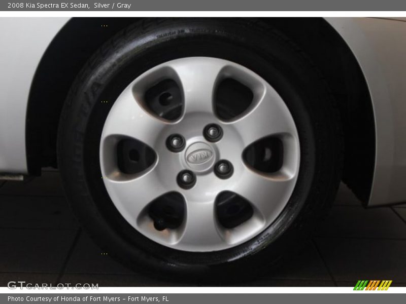 Silver / Gray 2008 Kia Spectra EX Sedan