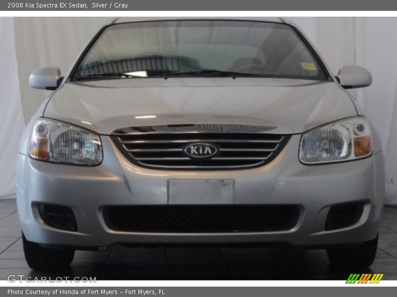 Silver / Gray 2008 Kia Spectra EX Sedan
