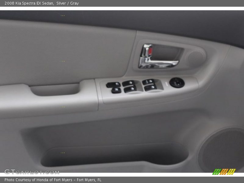 Silver / Gray 2008 Kia Spectra EX Sedan