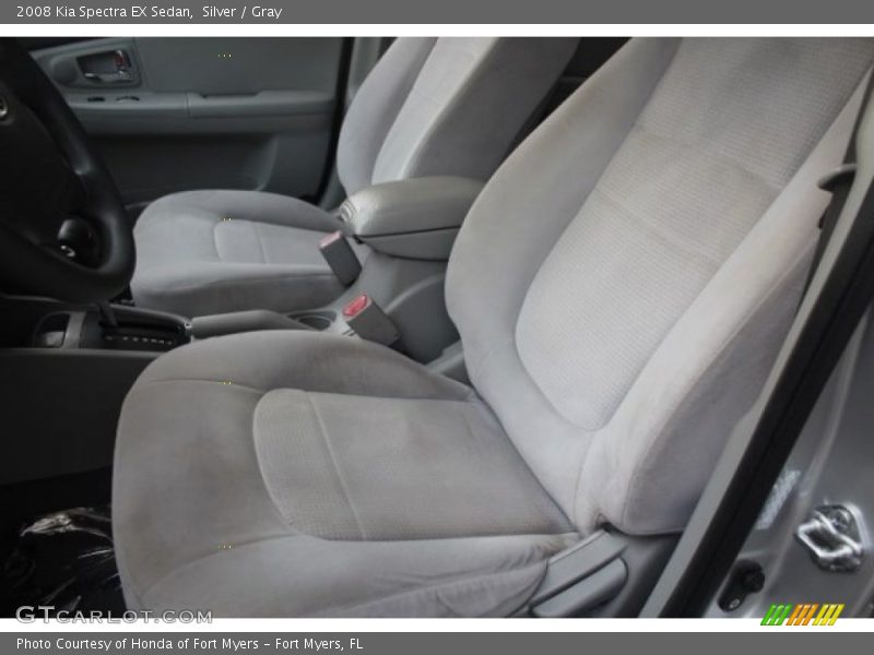 Silver / Gray 2008 Kia Spectra EX Sedan
