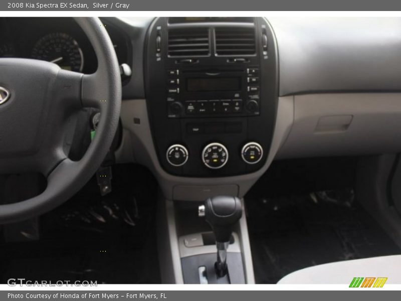 Silver / Gray 2008 Kia Spectra EX Sedan