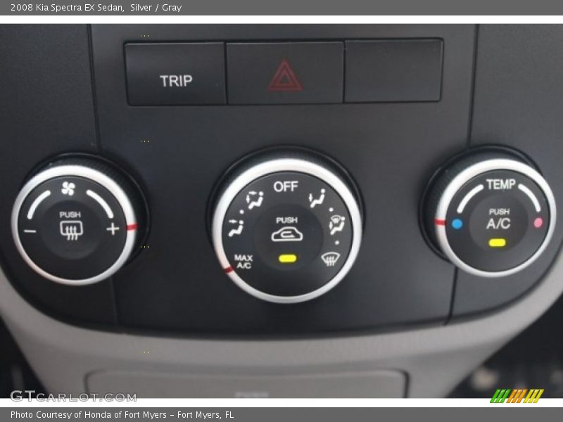 Silver / Gray 2008 Kia Spectra EX Sedan