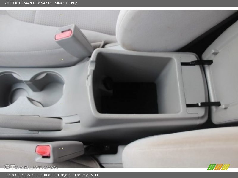 Silver / Gray 2008 Kia Spectra EX Sedan