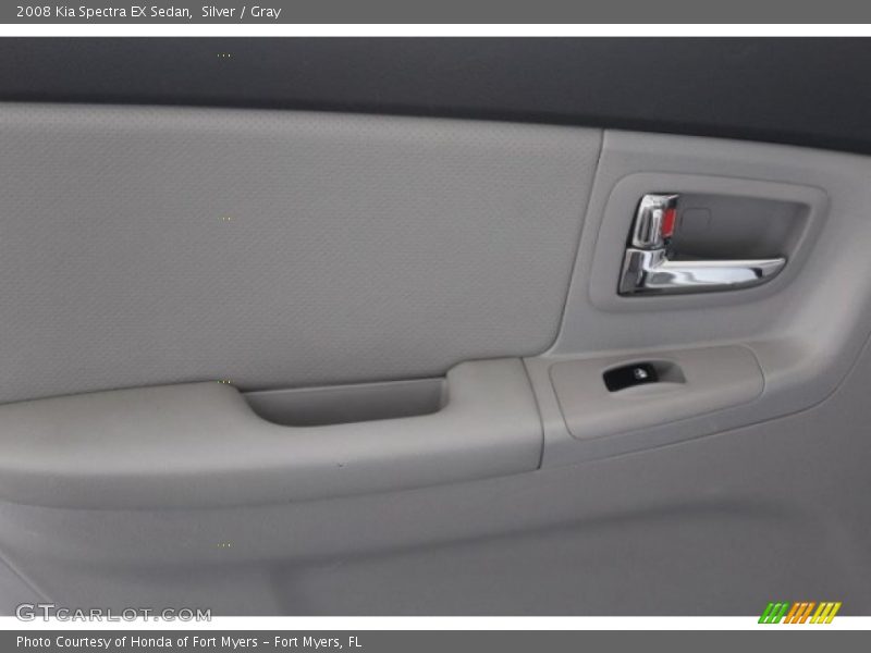 Silver / Gray 2008 Kia Spectra EX Sedan