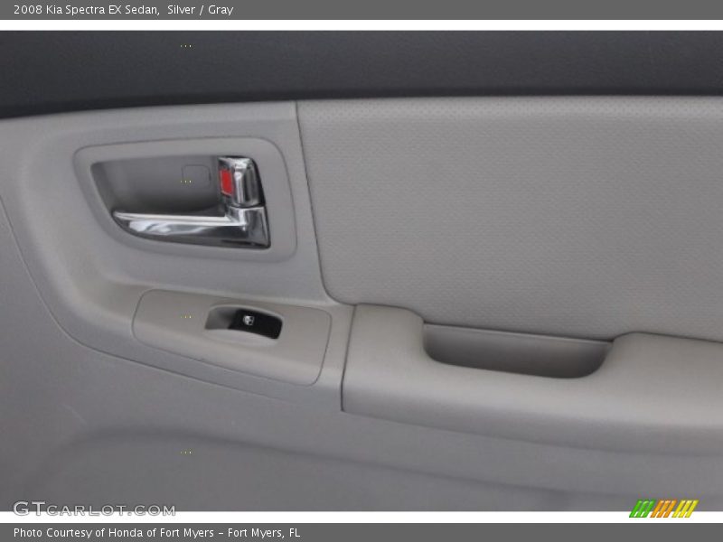 Silver / Gray 2008 Kia Spectra EX Sedan