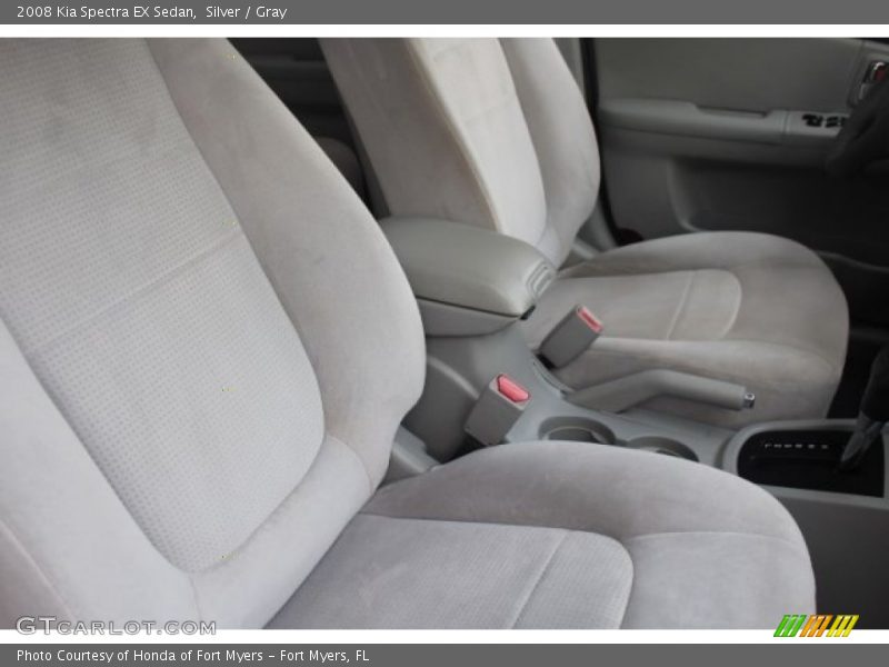 Silver / Gray 2008 Kia Spectra EX Sedan