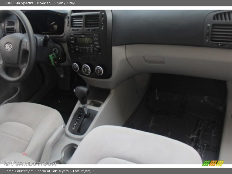 Silver / Gray 2008 Kia Spectra EX Sedan