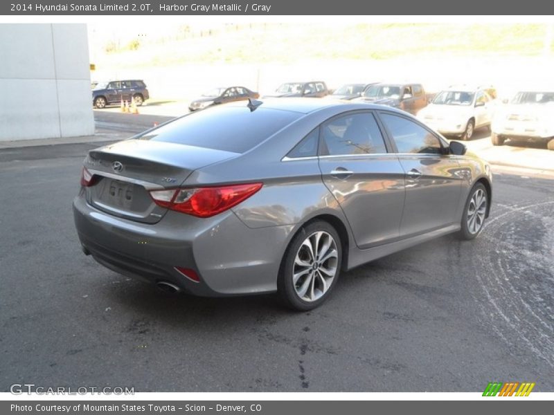 Harbor Gray Metallic / Gray 2014 Hyundai Sonata Limited 2.0T