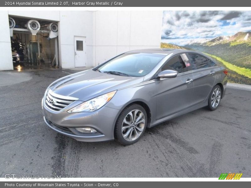 Harbor Gray Metallic / Gray 2014 Hyundai Sonata Limited 2.0T