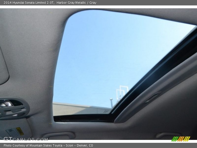 Harbor Gray Metallic / Gray 2014 Hyundai Sonata Limited 2.0T