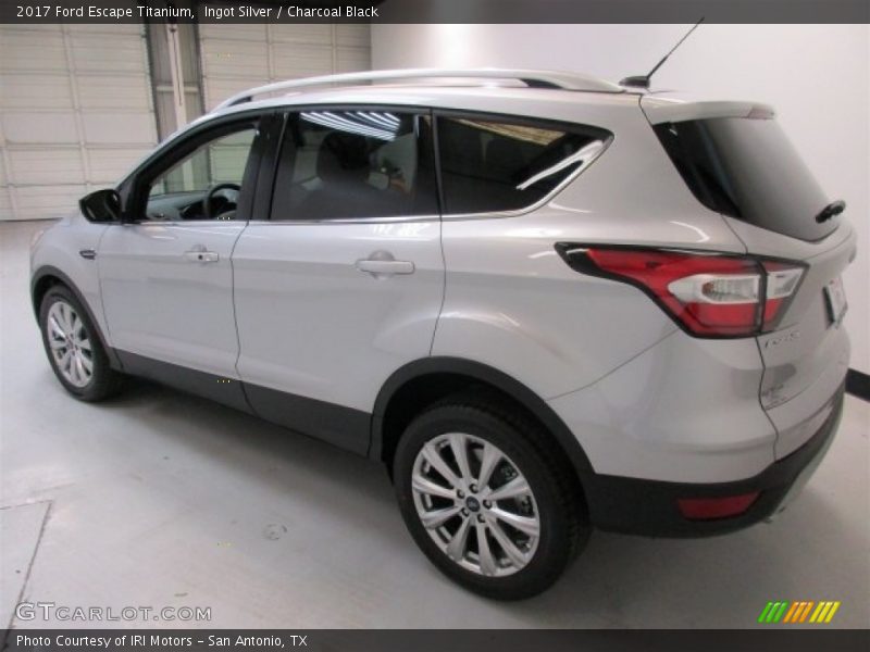 Ingot Silver / Charcoal Black 2017 Ford Escape Titanium