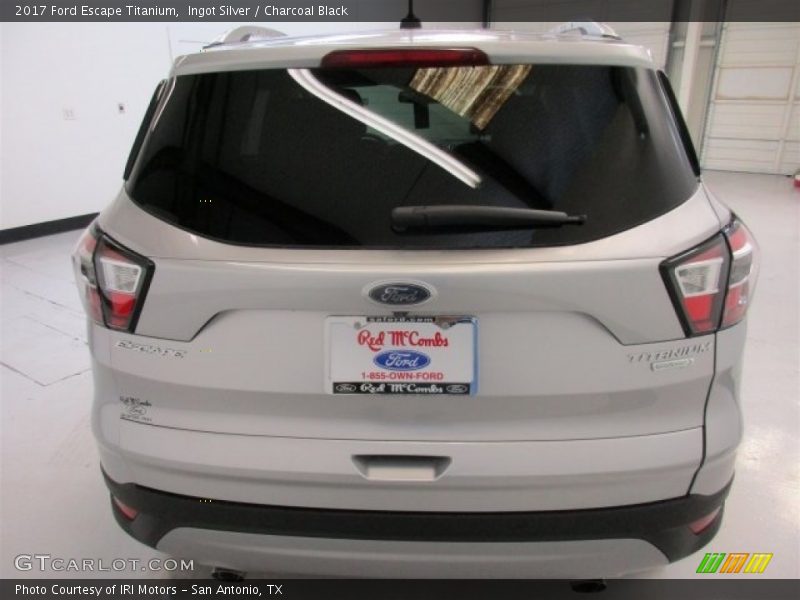 Ingot Silver / Charcoal Black 2017 Ford Escape Titanium
