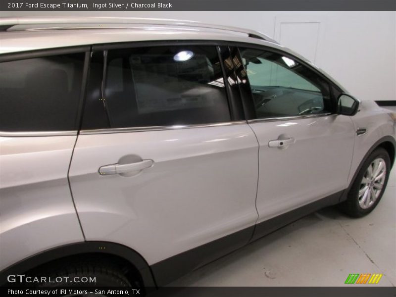 Ingot Silver / Charcoal Black 2017 Ford Escape Titanium