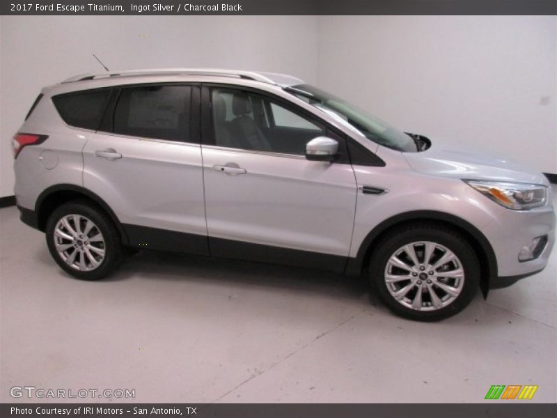 Ingot Silver / Charcoal Black 2017 Ford Escape Titanium