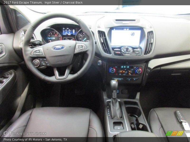 Ingot Silver / Charcoal Black 2017 Ford Escape Titanium
