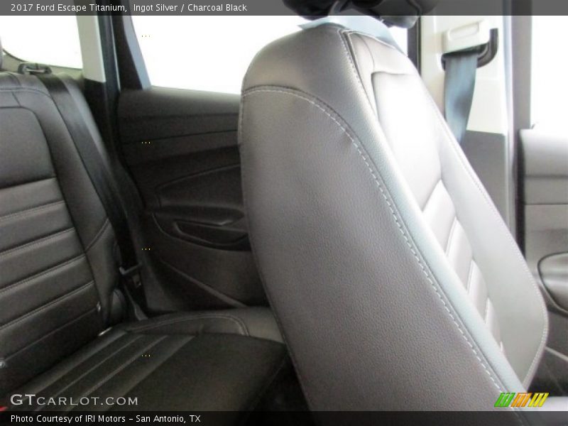 Ingot Silver / Charcoal Black 2017 Ford Escape Titanium
