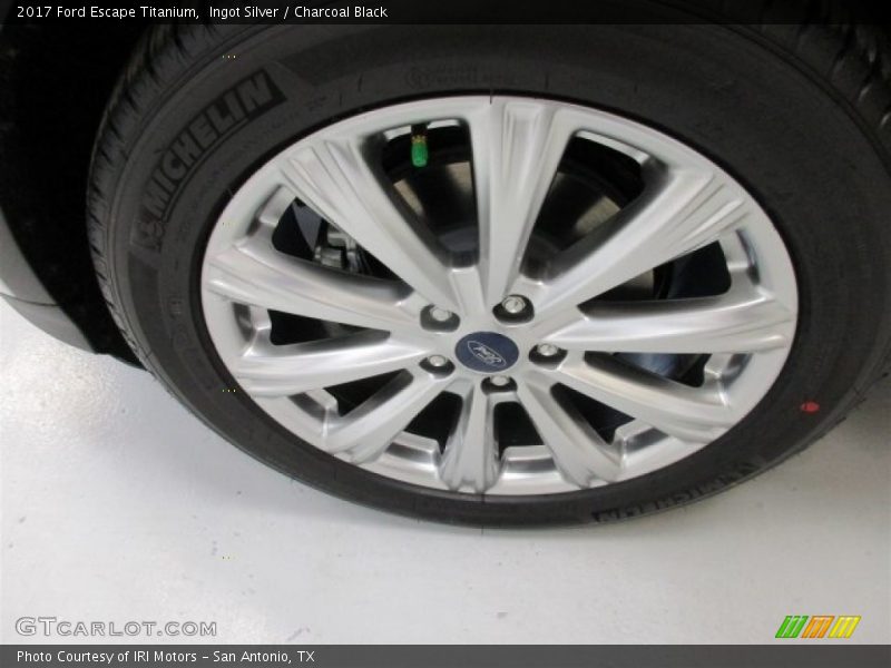 Ingot Silver / Charcoal Black 2017 Ford Escape Titanium