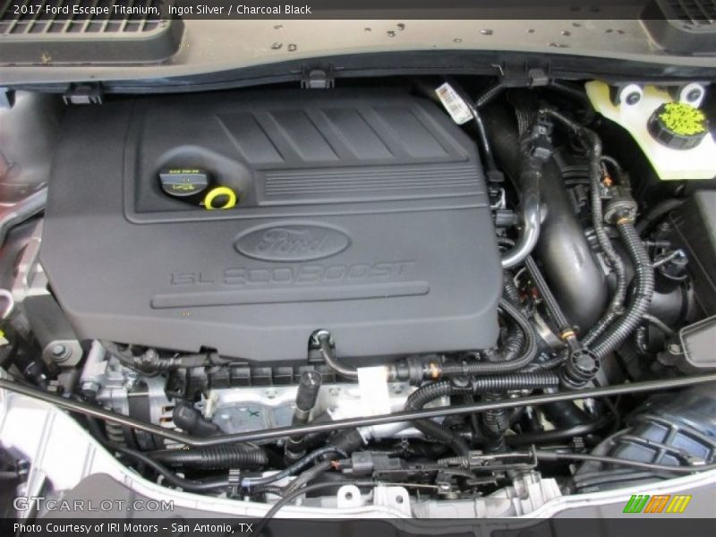 Ingot Silver / Charcoal Black 2017 Ford Escape Titanium