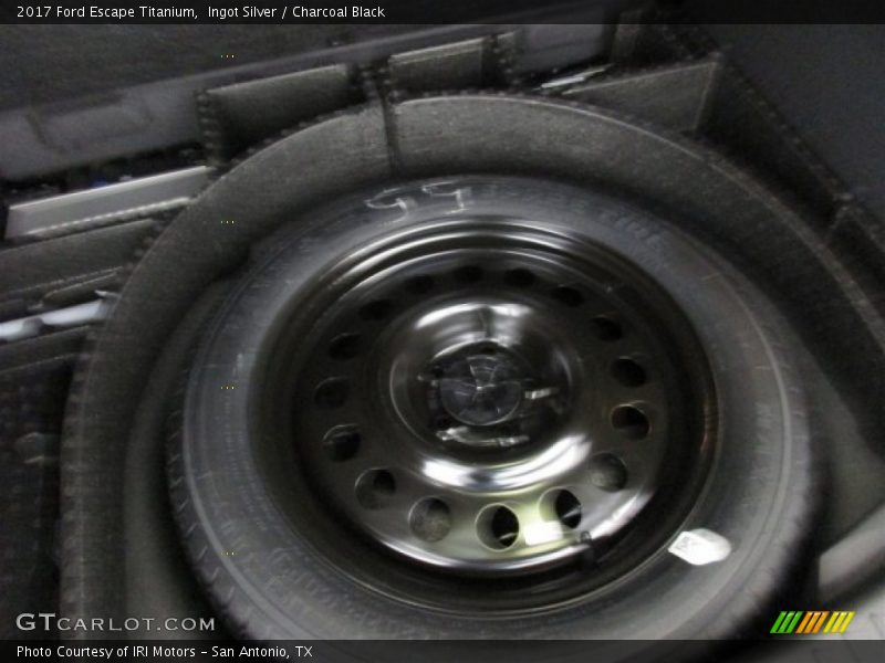 Ingot Silver / Charcoal Black 2017 Ford Escape Titanium