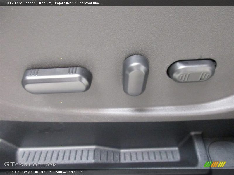Ingot Silver / Charcoal Black 2017 Ford Escape Titanium