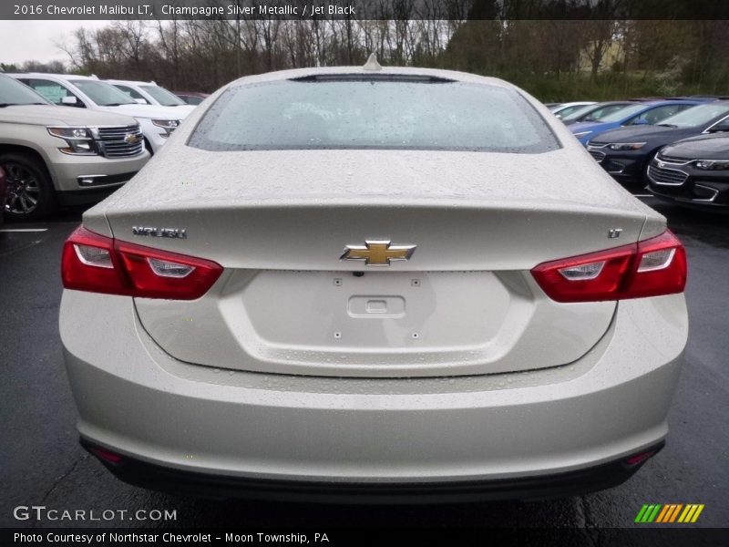 Champagne Silver Metallic / Jet Black 2016 Chevrolet Malibu LT