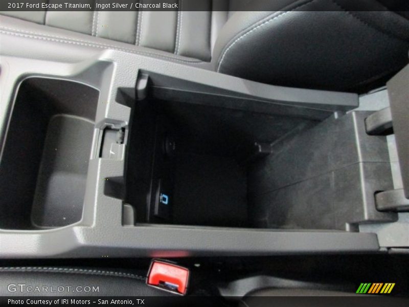 Ingot Silver / Charcoal Black 2017 Ford Escape Titanium