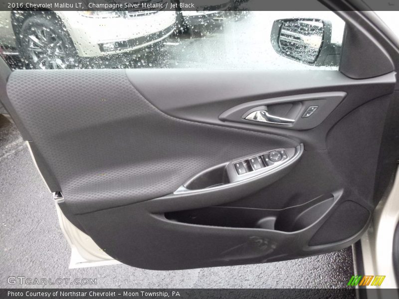 Champagne Silver Metallic / Jet Black 2016 Chevrolet Malibu LT