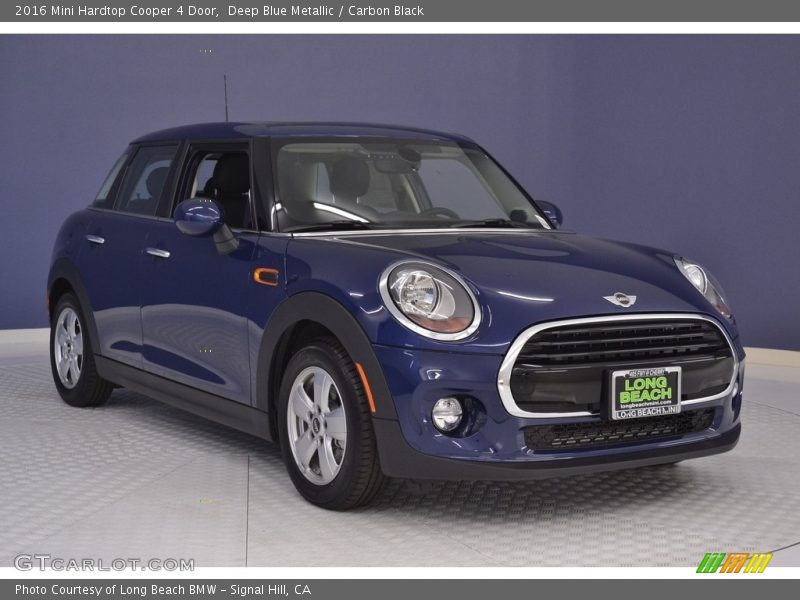Deep Blue Metallic / Carbon Black 2016 Mini Hardtop Cooper 4 Door