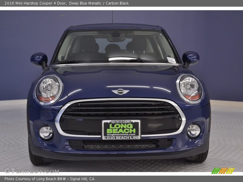 Deep Blue Metallic / Carbon Black 2016 Mini Hardtop Cooper 4 Door
