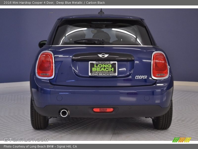 Deep Blue Metallic / Carbon Black 2016 Mini Hardtop Cooper 4 Door