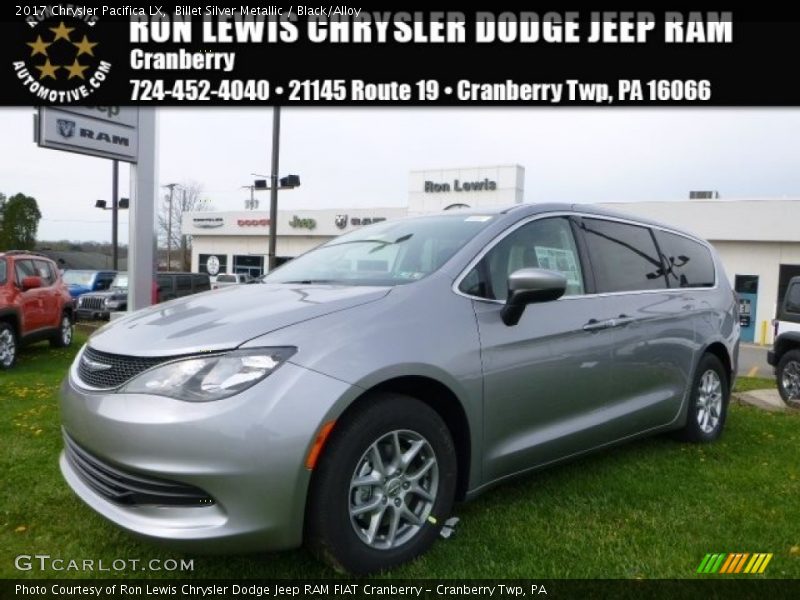 Billet Silver Metallic / Black/Alloy 2017 Chrysler Pacifica LX