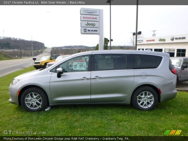 Billet Silver Metallic / Black/Alloy 2017 Chrysler Pacifica LX