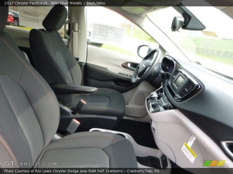 Front Seat of 2017 Pacifica LX