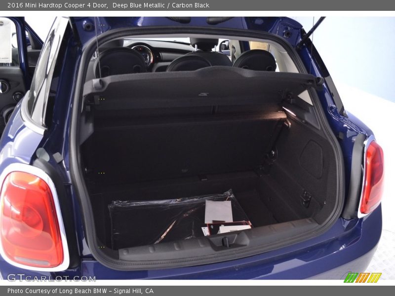 Deep Blue Metallic / Carbon Black 2016 Mini Hardtop Cooper 4 Door