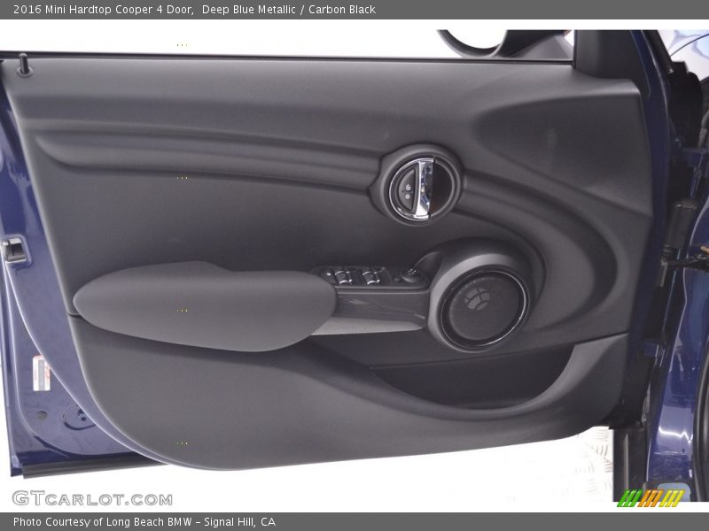 Deep Blue Metallic / Carbon Black 2016 Mini Hardtop Cooper 4 Door