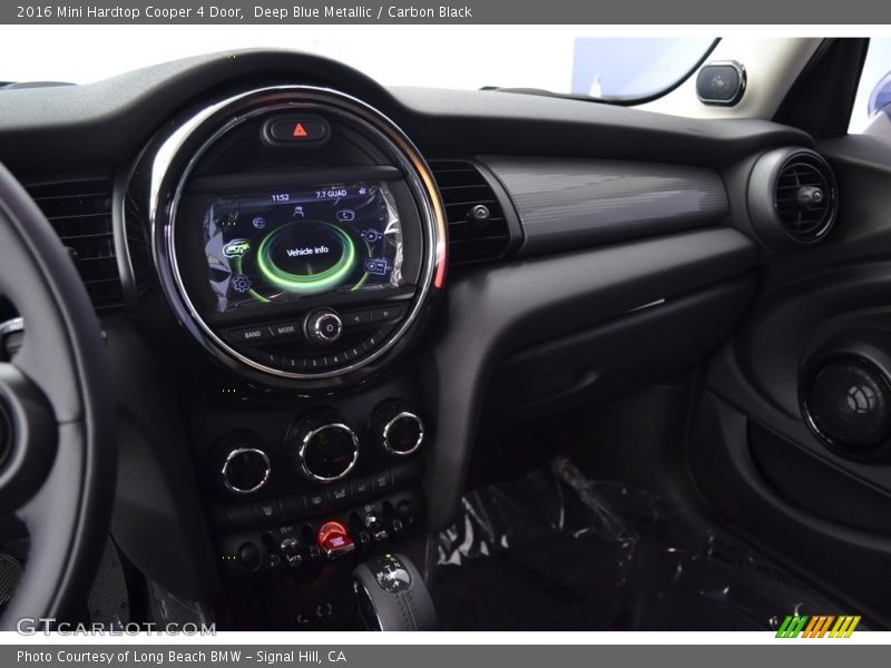 Deep Blue Metallic / Carbon Black 2016 Mini Hardtop Cooper 4 Door