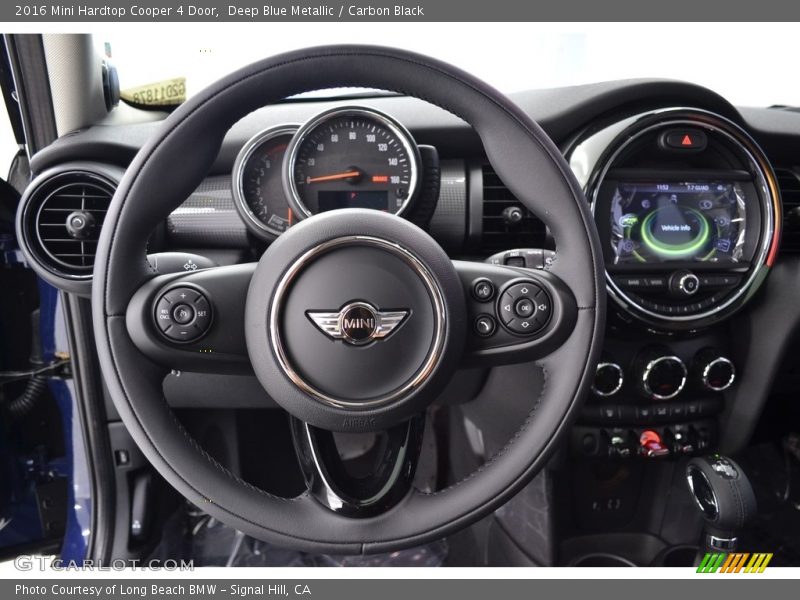 Deep Blue Metallic / Carbon Black 2016 Mini Hardtop Cooper 4 Door