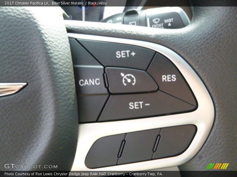 Controls of 2017 Pacifica LX