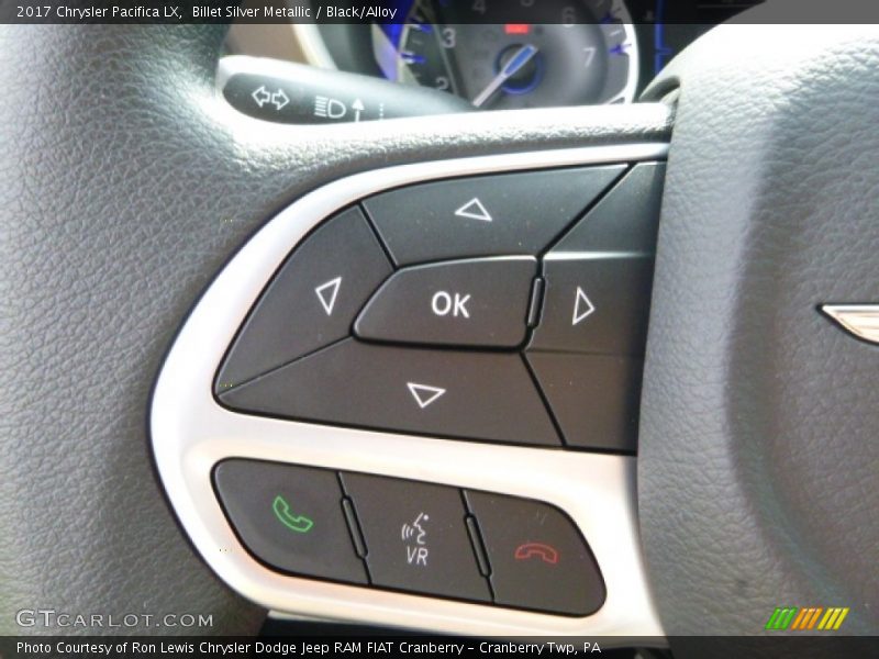 Controls of 2017 Pacifica LX