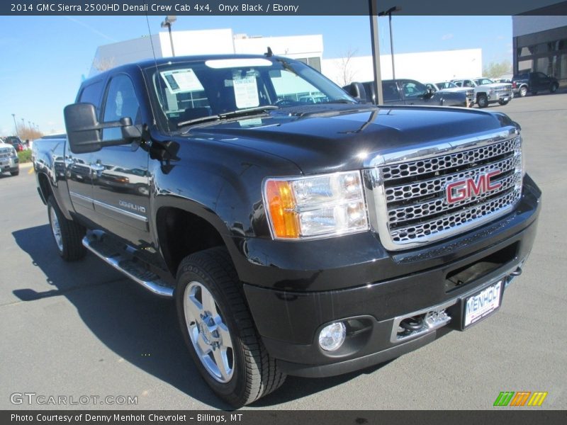 Onyx Black / Ebony 2014 GMC Sierra 2500HD Denali Crew Cab 4x4