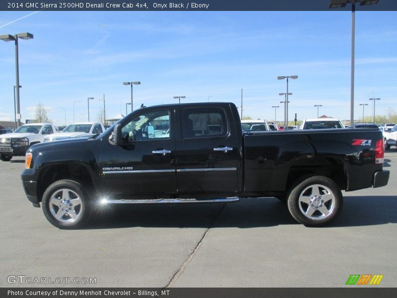 Onyx Black / Ebony 2014 GMC Sierra 2500HD Denali Crew Cab 4x4