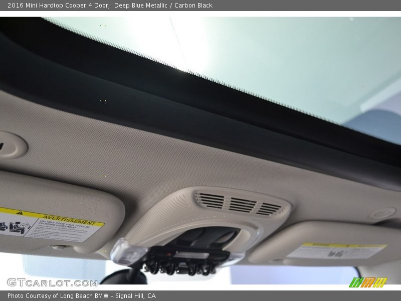 Deep Blue Metallic / Carbon Black 2016 Mini Hardtop Cooper 4 Door