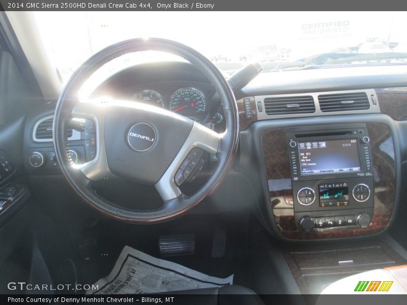 Onyx Black / Ebony 2014 GMC Sierra 2500HD Denali Crew Cab 4x4