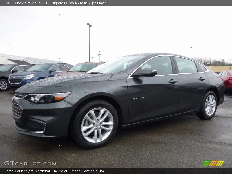 Nightfall Gray Metallic / Jet Black 2016 Chevrolet Malibu LT