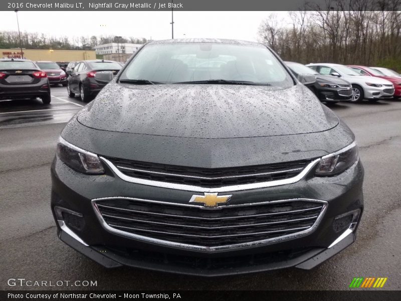 Nightfall Gray Metallic / Jet Black 2016 Chevrolet Malibu LT