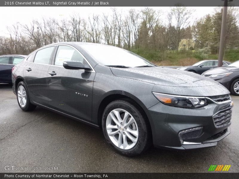 Nightfall Gray Metallic / Jet Black 2016 Chevrolet Malibu LT