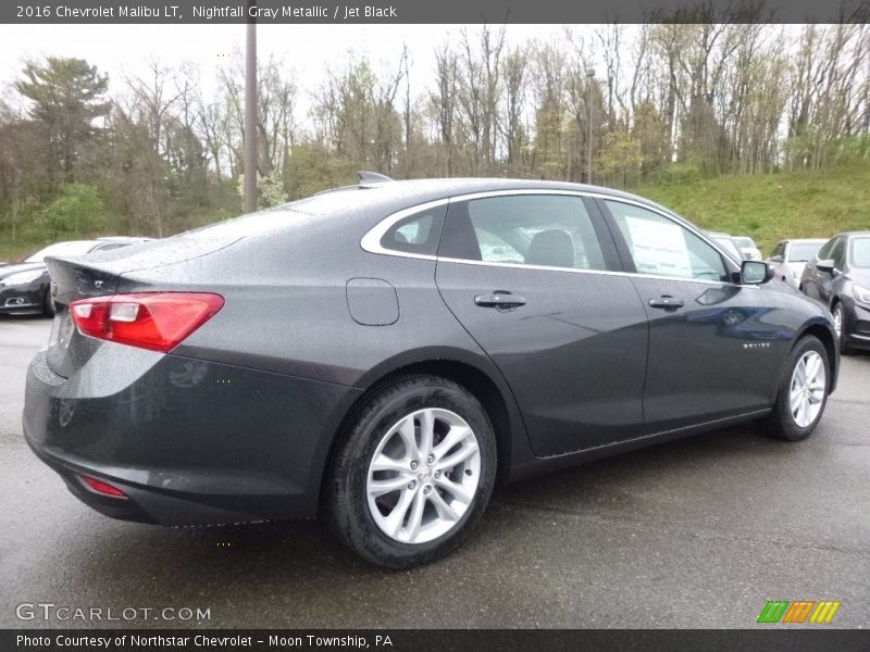 Nightfall Gray Metallic / Jet Black 2016 Chevrolet Malibu LT