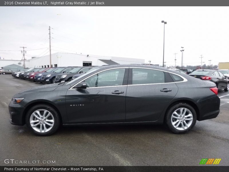 Nightfall Gray Metallic / Jet Black 2016 Chevrolet Malibu LT