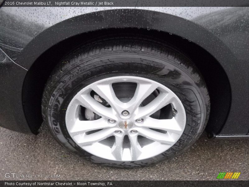 Nightfall Gray Metallic / Jet Black 2016 Chevrolet Malibu LT
